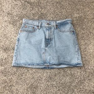 Levi Strauss light blue Jean skirt